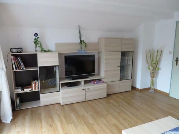 Wohnzimmer mit Schlafsofa