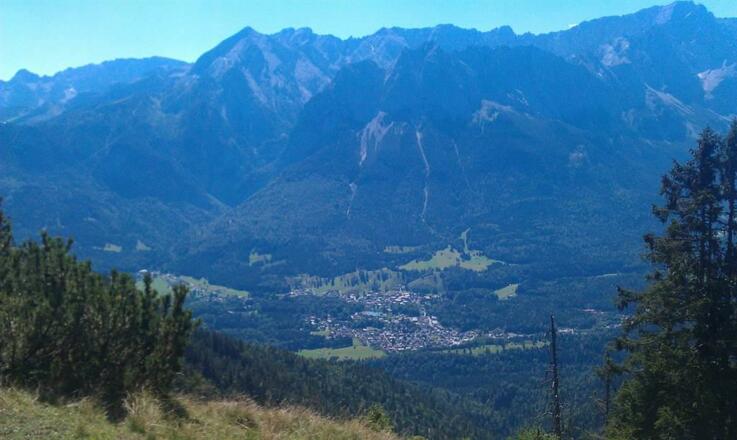 Grainau von Stepbergalm aus