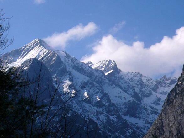 Aussicht auf &quot;Alpspitze&quot; vom Ferienhaus