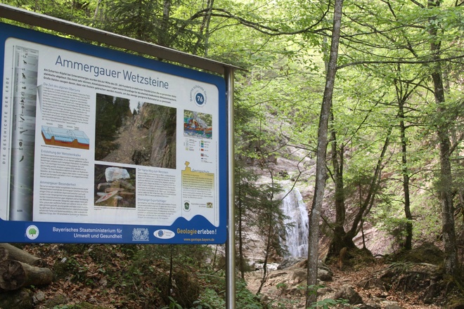 Infotafel am Geotop