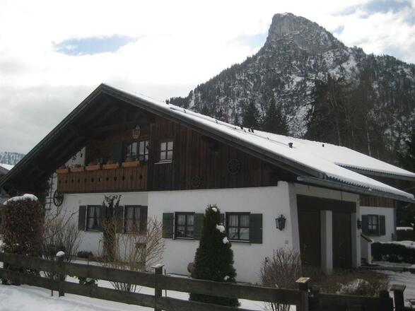 Winter-Ansicht vom Wanderweg