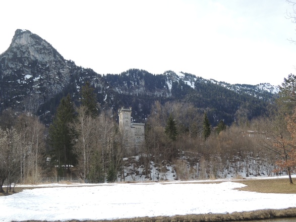 Ammerburg in Oberammergau im Winter
