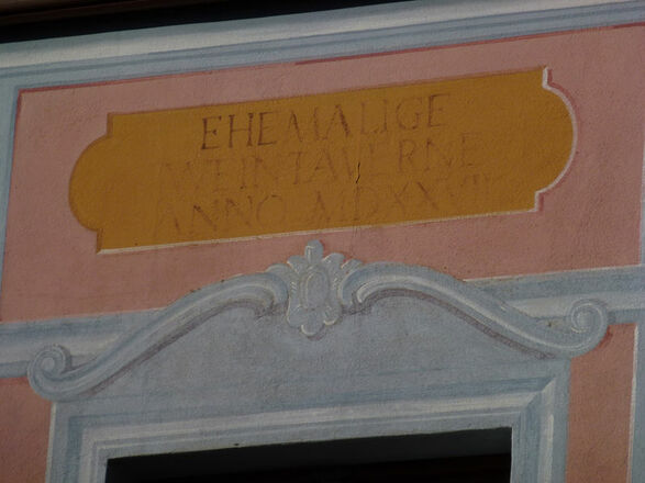 Historische Hausbeschriftung