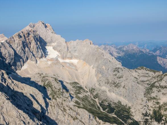 Die Zugspitze mit dem Höllentalferner