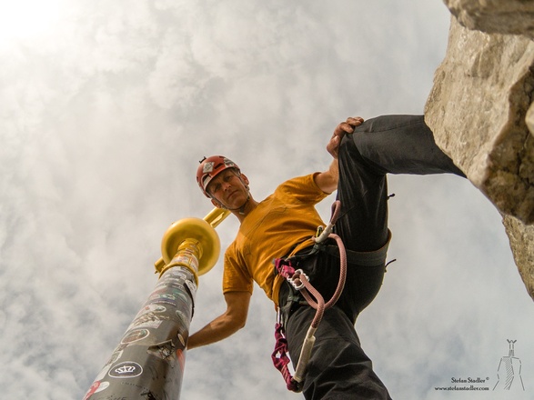 Gipfelselfie Stefan Stadler auf der Zugspitze