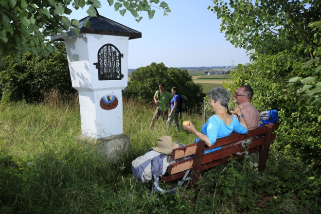 Rupert-Pilgerweg Marterl Berger am Brunn