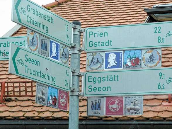 Beschilderung Chiemsee Rad- und Rundweg