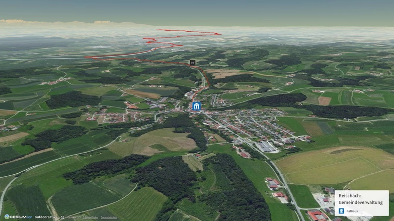 Pilgerweg in Inn-Salzach: Böhm.-Bayrischer Weg: Reischach - Garching