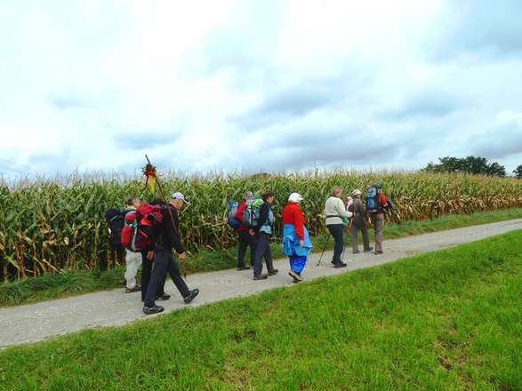 über Felder nach Tittmoning