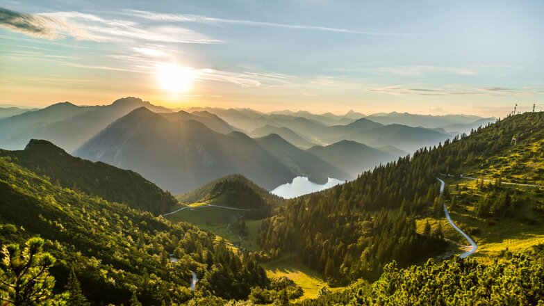 Blick auf den Walchensee
