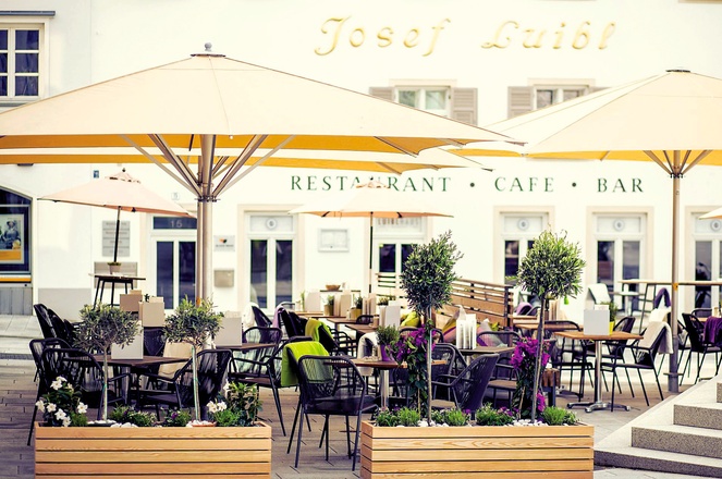Außenbereich "Luibl Restaurant"