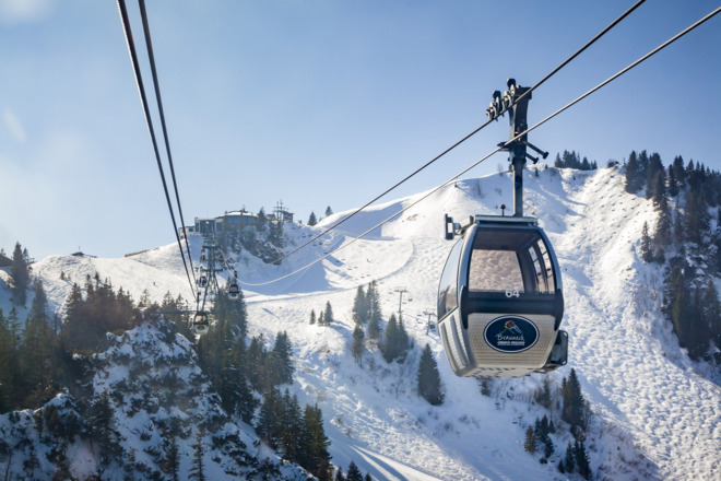 Brauneck Bergbahn im Winter