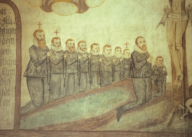 Fresko aus dem 17 Jhd.