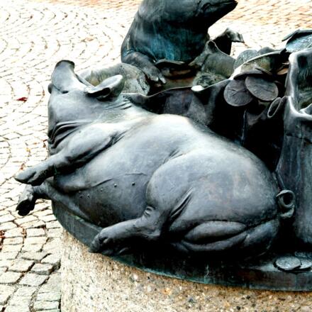Sparschweinbrunnen