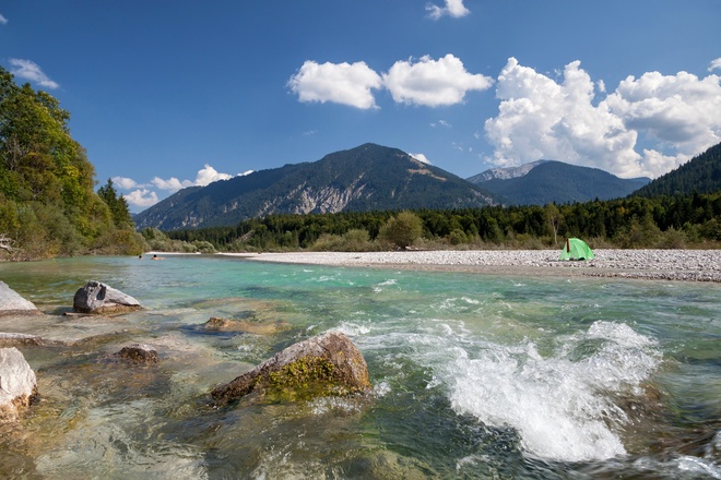 Der Wildfluss "Isar"