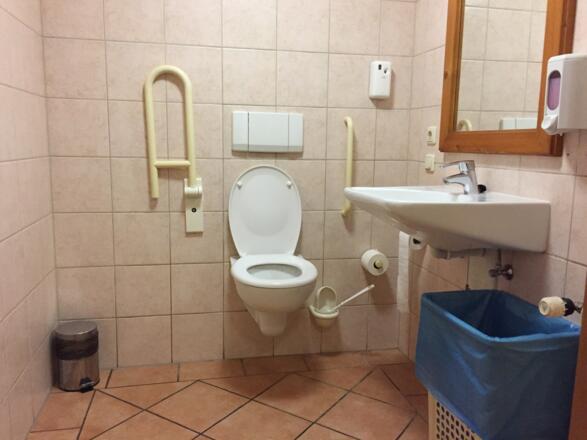 Toilette Landhotel Huber