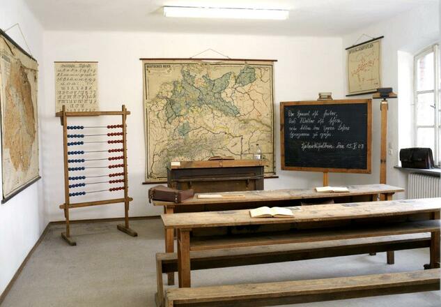 Das Klassenzimmer im Heimatmuseum Hebertsfelden