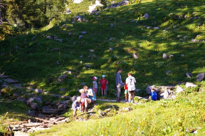 Quelle nahe der Tutzinger Hütte
