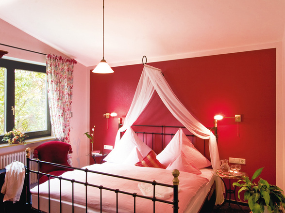 Das romantische Schlafzimmer der Sonnensuite