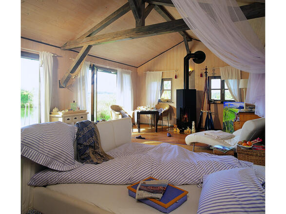 Bootshaus am Badeteich