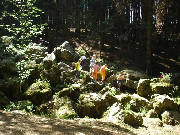 Kinder am Geotop