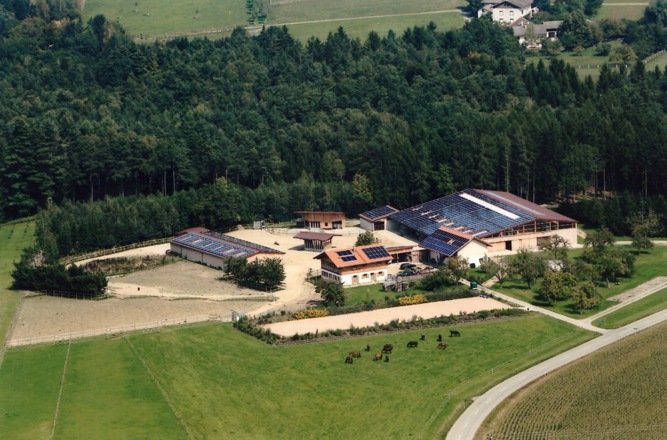 Luftbild Reitanlage Triftern