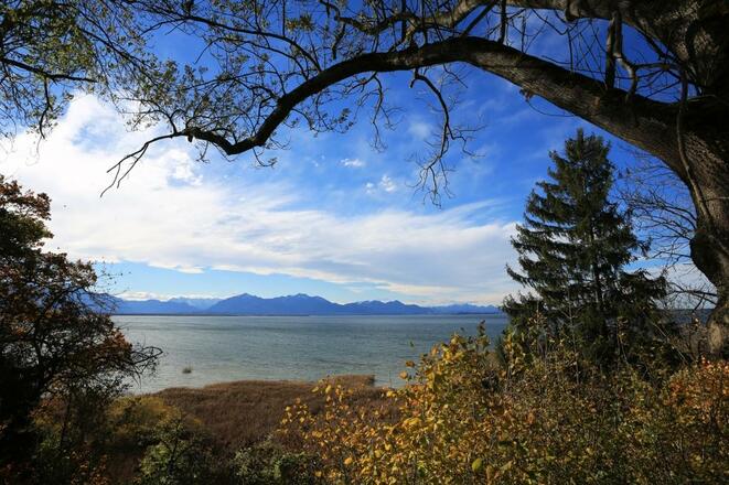 Chiemseenblick bei Chieming