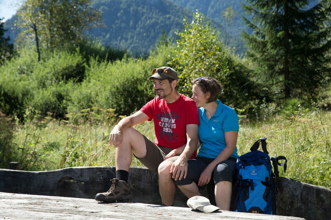 Inzeller Wandern Pause
