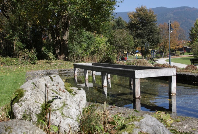 Kneippanlage im Kurpark Inzell