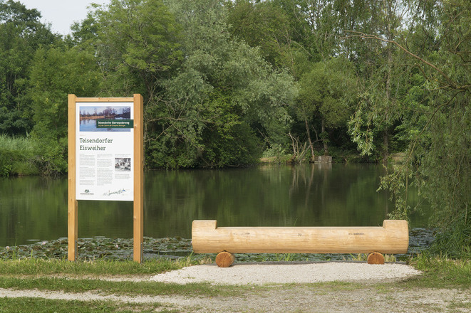 Der Eisweiher am Teisendorfer Bierwanderweg