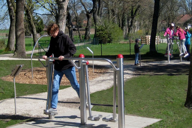 Trimmparcours am Kneippbecken Frauenbach