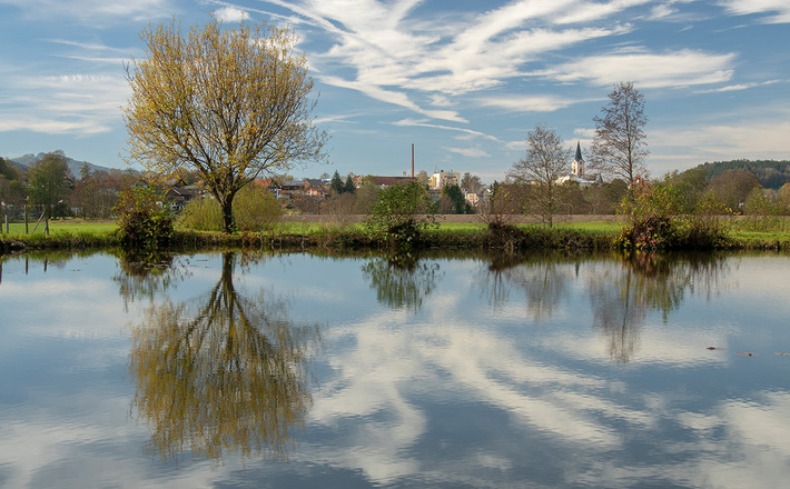 Blick von Südosten nach Teisendorf
