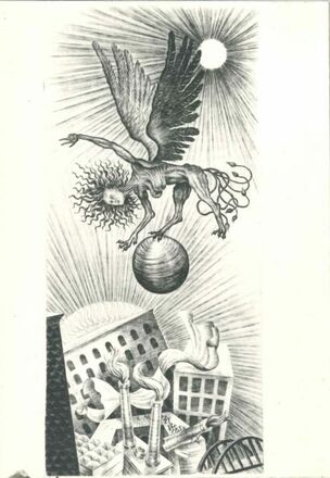 "Venezianische Sibylle" 27,5x59,8 cm, Ätzradierung