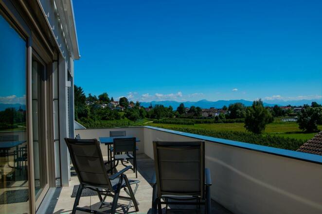 Balkon, Alpenblick