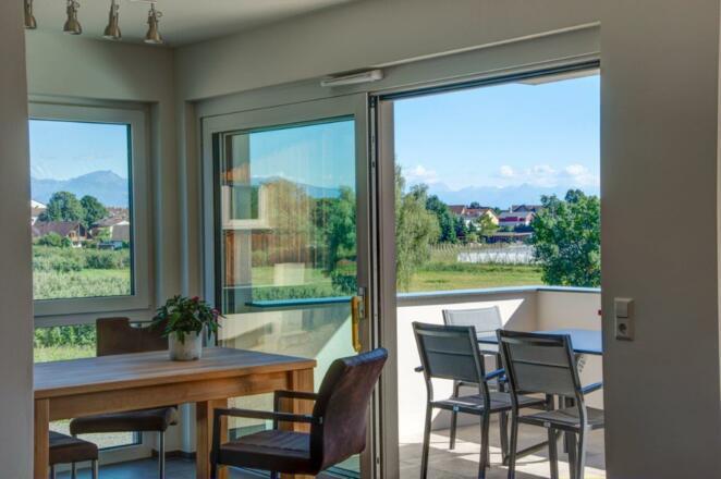 Esszimmer, Alpenblick