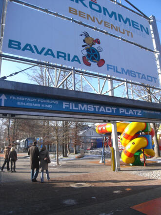 Eingang der Bavaria Filmstadt