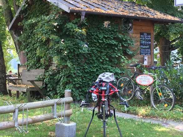 Radlparkplatz Schloßgaststätte Falkenberg