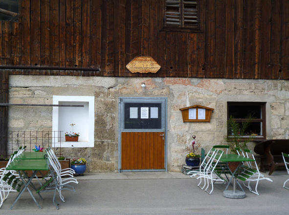 Das Reinthaler Bauernhofmuseum - direkt daneben befindet sich das Museumscafé.