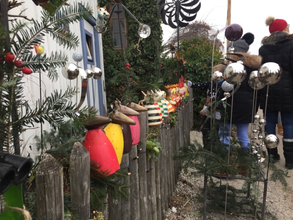 Bunte Dekorationsgegenstände