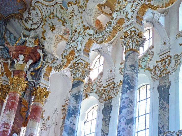 Fresken in der Wieskirche