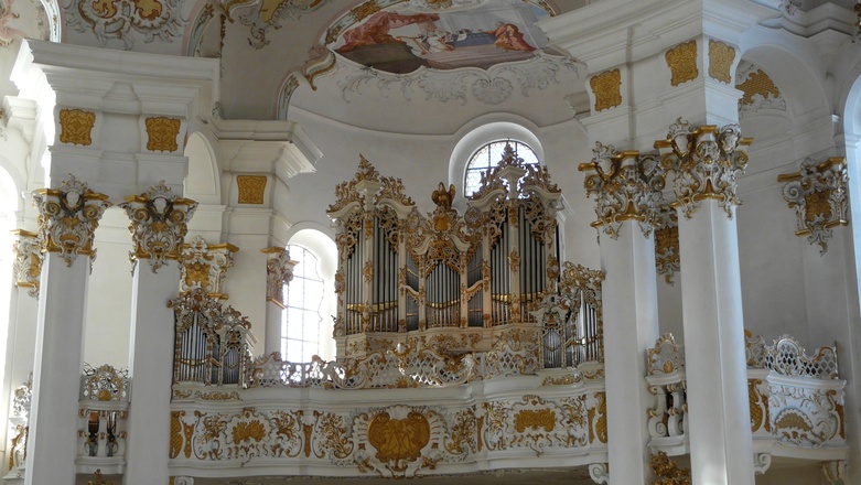 Orgel in der Wieskirche Steingaden
