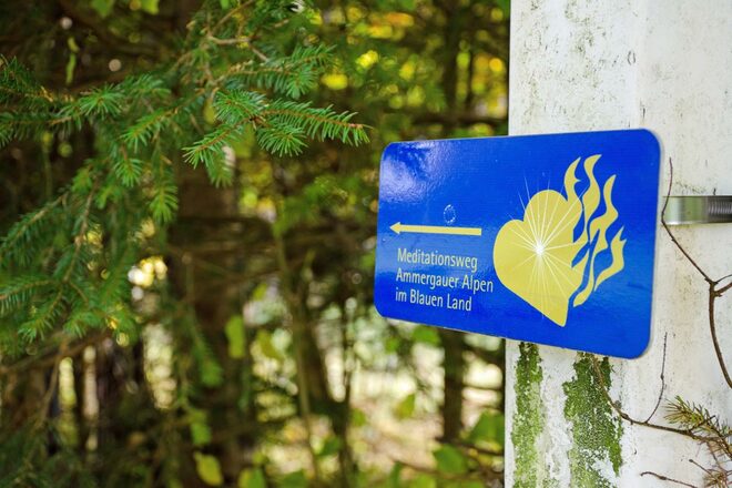 Fernwanderweg Meditationsweg - Auf dem Meditationsweg