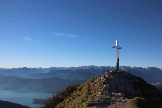 Wanderung - Gratwanderung vom Heimgarten zum Herzogstand - Blick vom Heimgarten