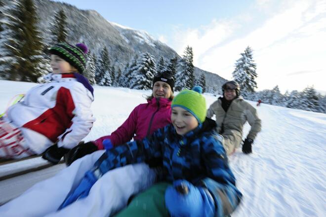 Rodeln im ZugspitzLand - Farchant am Ried