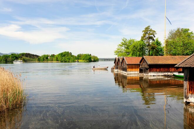 Fernwanderweg Meditationsweg - Blick auf den Staffelsee