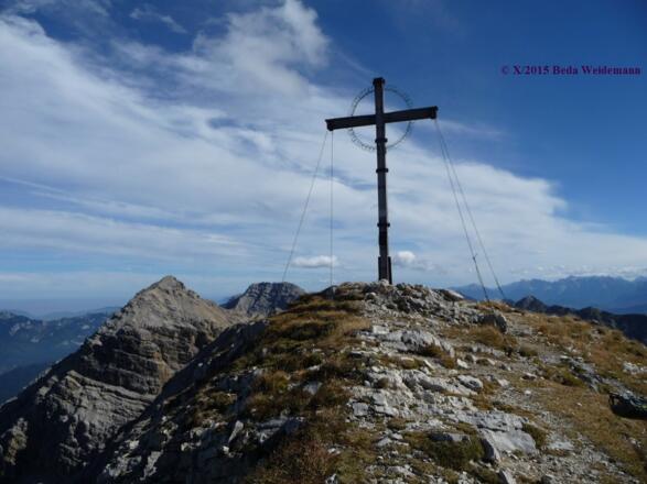 Westlicher Geierkopf, Blick nach Osten