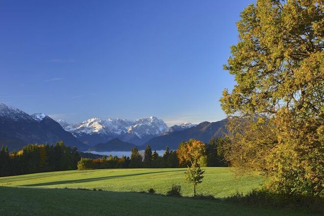 Wanderung - Guglhör-Rundweg - Blick Richtung Zugspitze