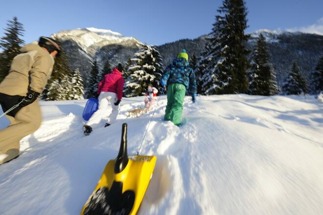 Rodeln im ZugspitzLand - Farchant am Ried