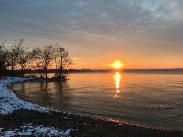 Winter am Satrnberger See
