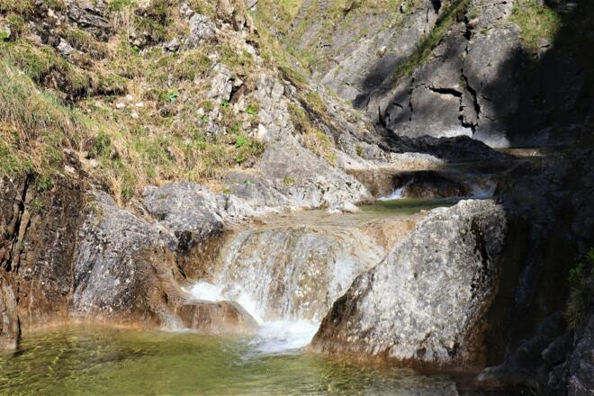 Dainingsbach-Schlucht am Walchensee